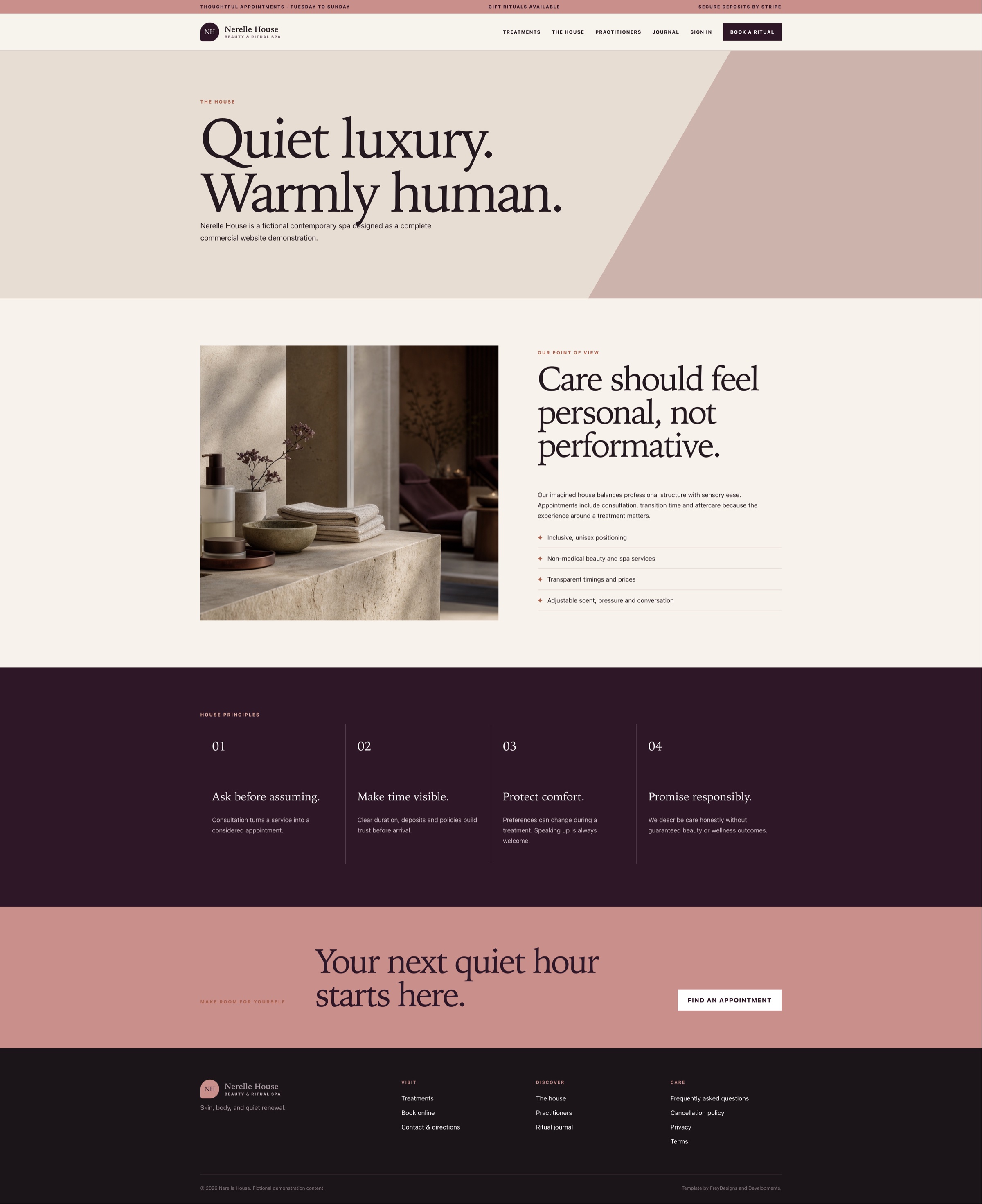 Nerelle House — Beauty & Ritual Spa public and administration screenshot 3