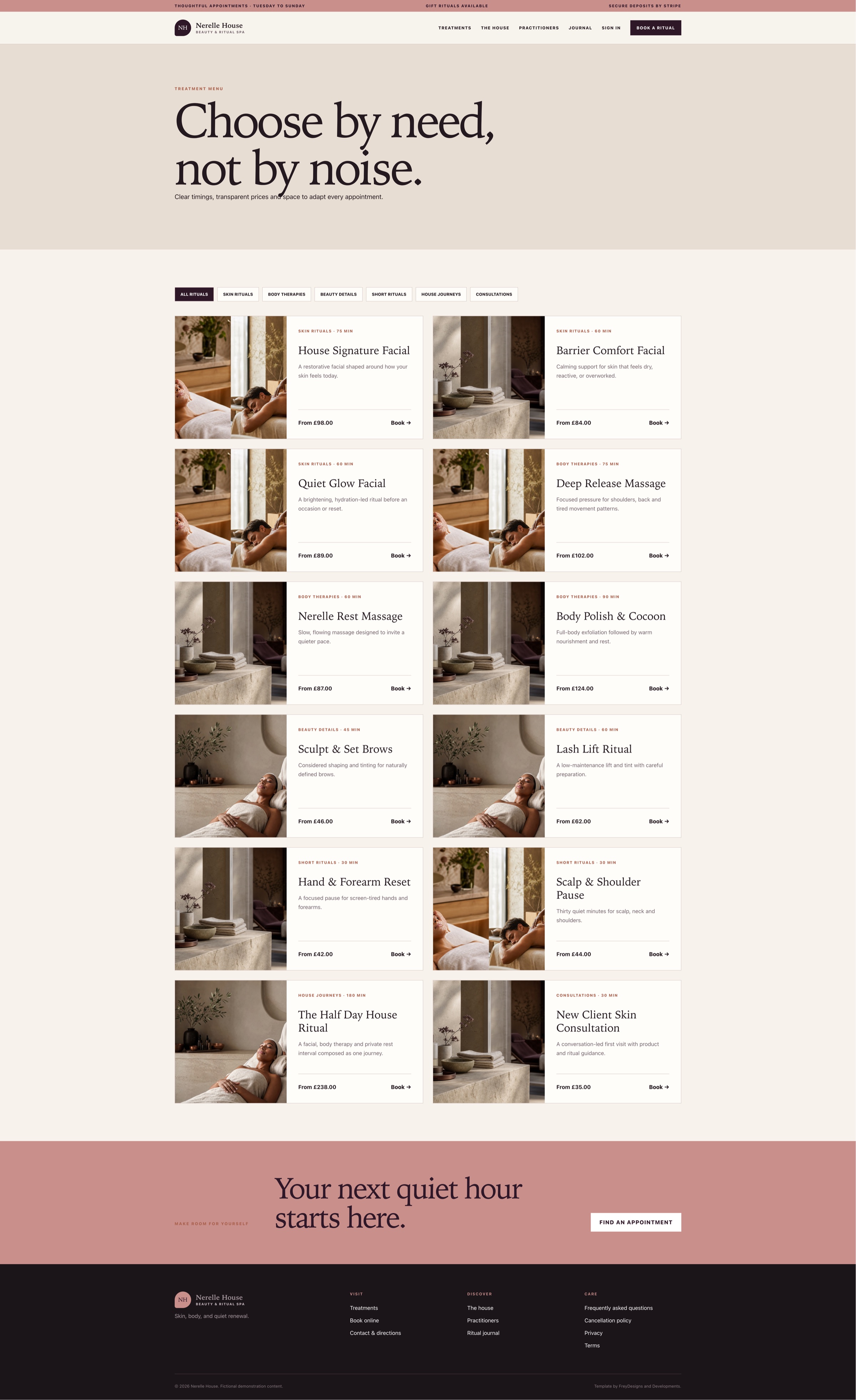 Nerelle House — Beauty & Ritual Spa public and administration screenshot 2