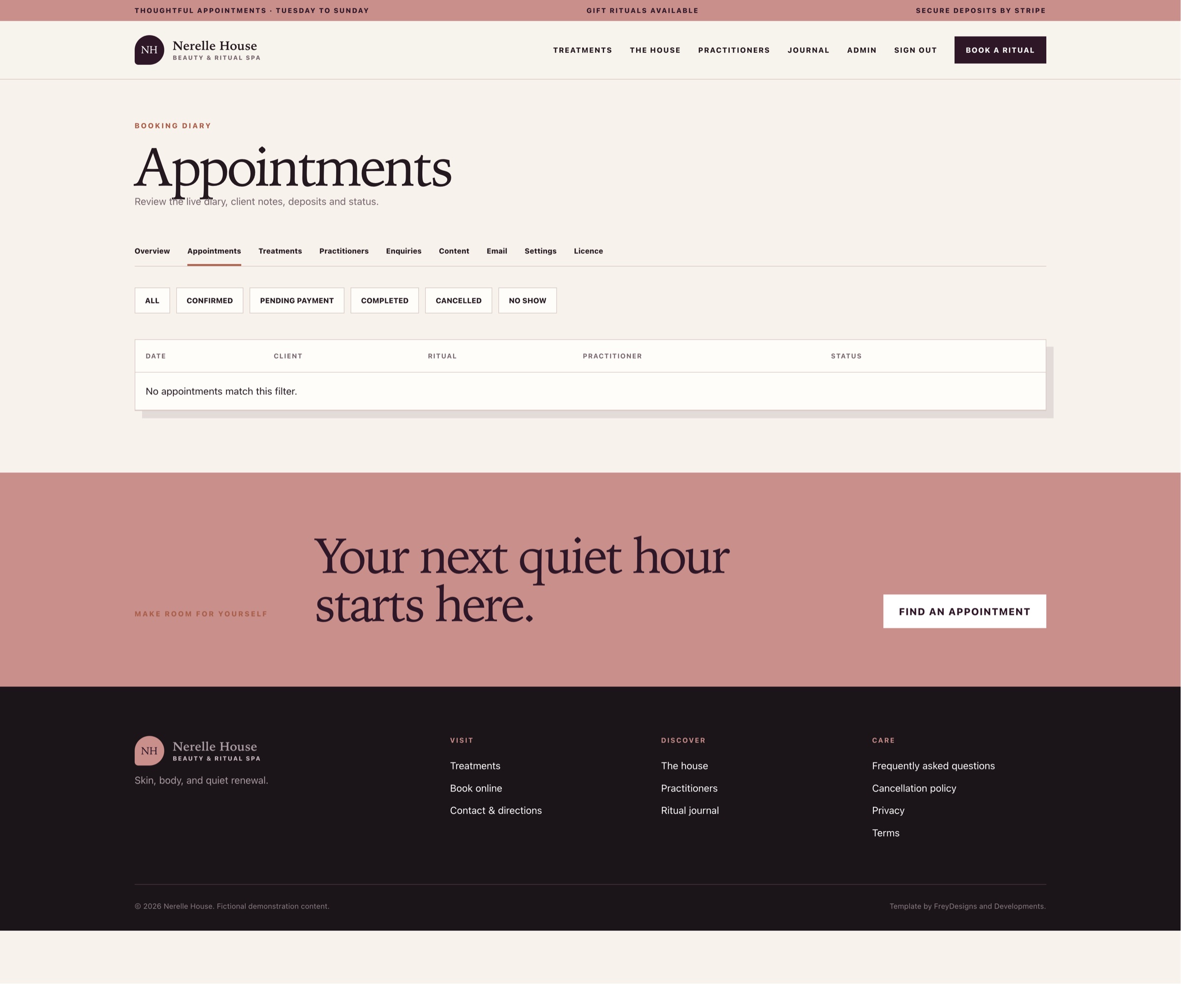 Nerelle House — Beauty & Ritual Spa public and administration screenshot 14