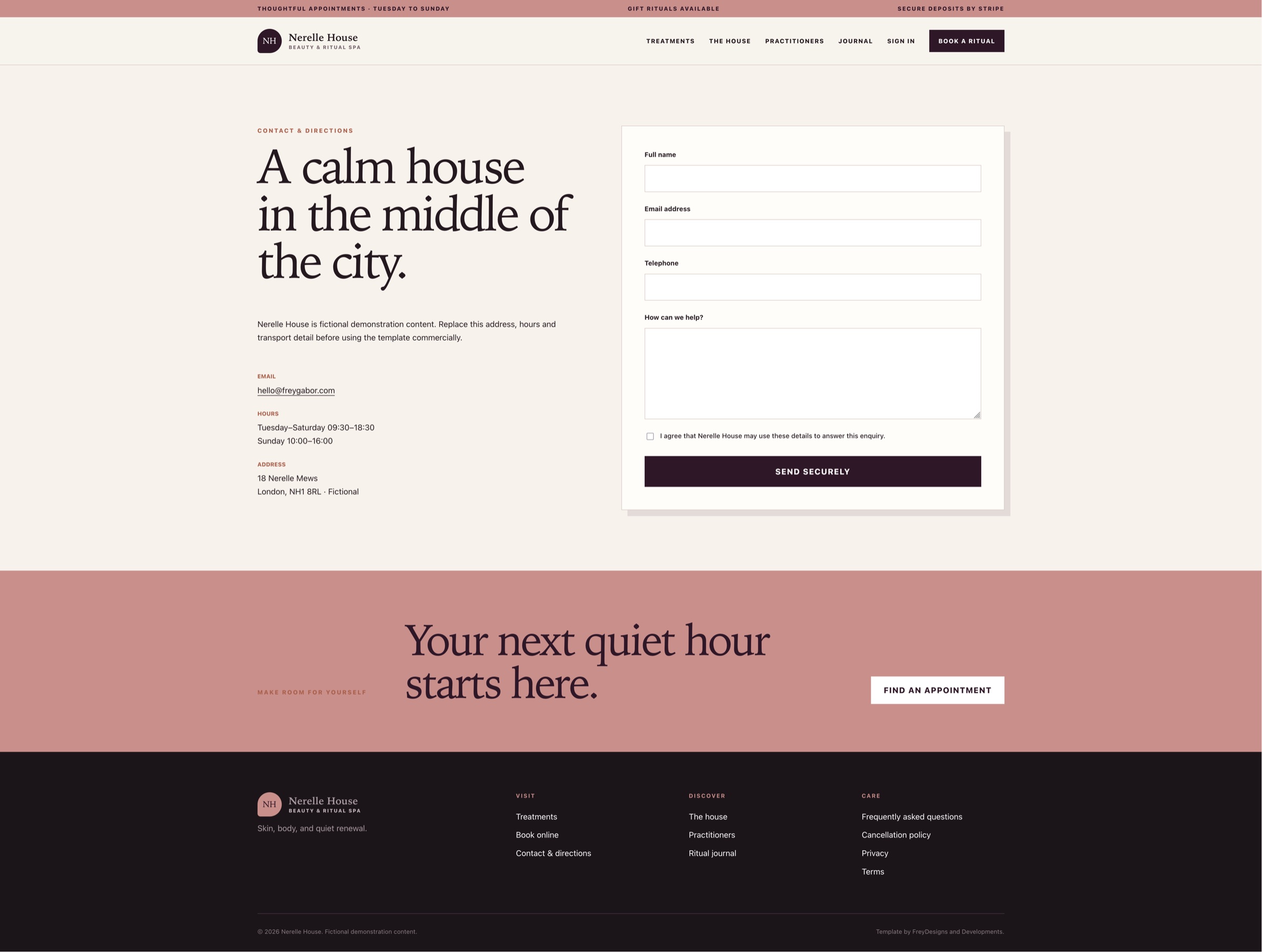 Nerelle House — Beauty & Ritual Spa public and administration screenshot 12