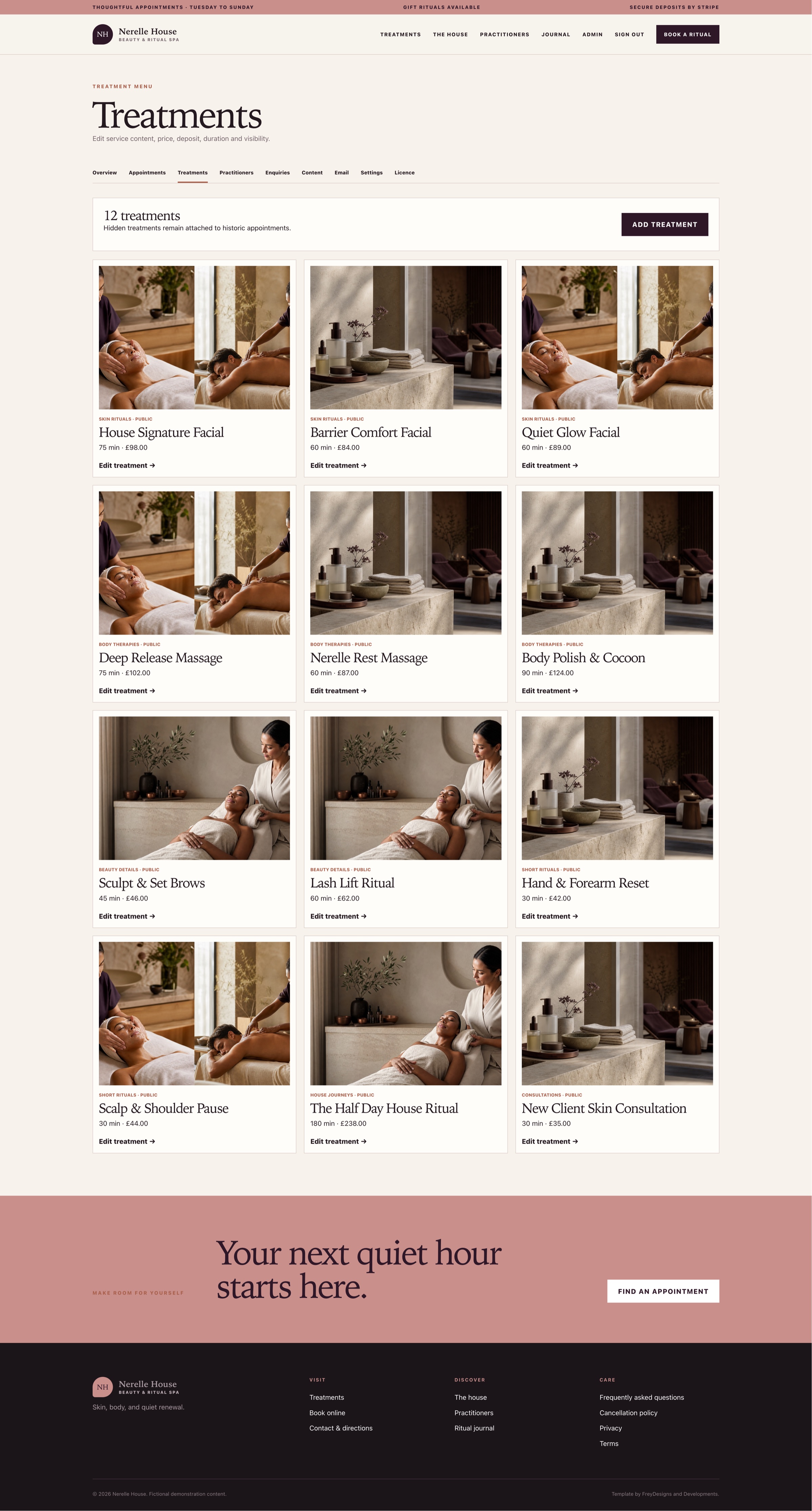 Nerelle House — Beauty & Ritual Spa public and administration screenshot 15