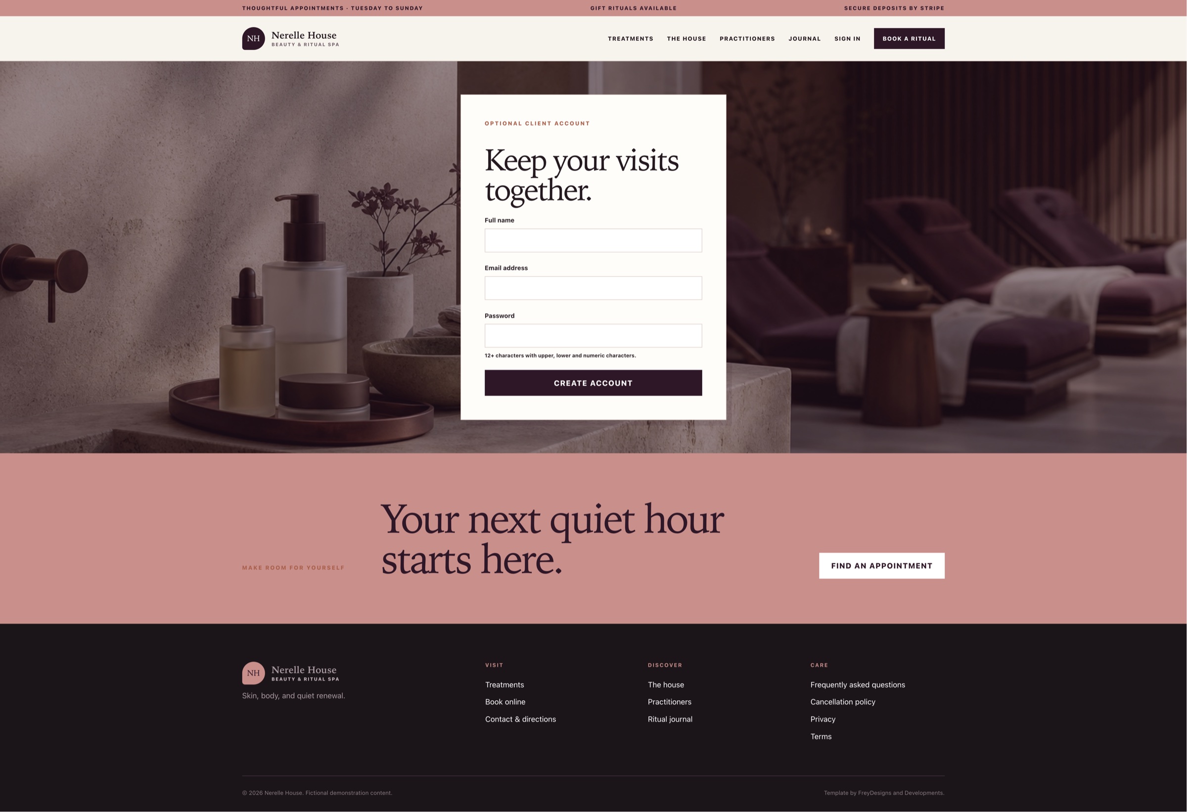 Nerelle House — Beauty & Ritual Spa public and administration screenshot 7
